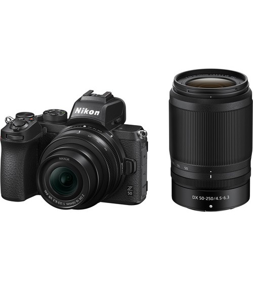 Nikon Z50 Mirrorless Kit 16-50mm + 50-250mm (Promo Cashback Rp 2.500.000)